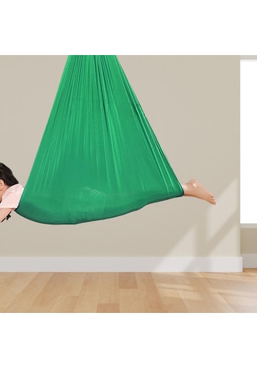 Suntek Çocuk Salıncak Hamak Balkon Için Anti Tip Sandalye Yeşil