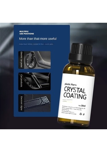 Sones Araba Kristal Kaplama Plastik Yenileme Sıvısı, Kapasite: 30ml