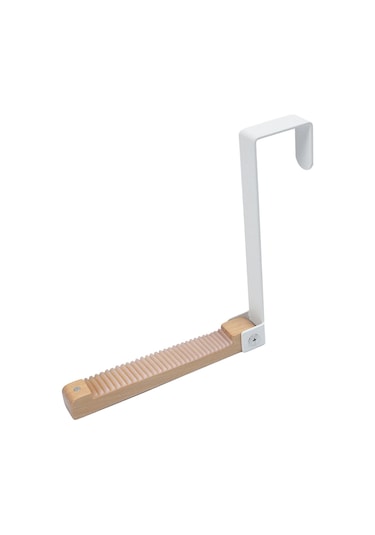 Suntek Üzerinde Katlanabilir Portatif Kapı Kancası Beyaz Çok Renkli