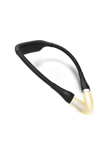 Frelso Kitap Okuma Lambası Led Şarjlı Taşınabilir Boyun Lamba Siyah