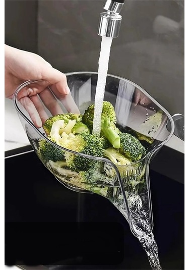 Periboia Tezgah Yanı Akrilik Mutfak Lavabo Süzgeci Çok Fonksiyonl Karışık Renkli