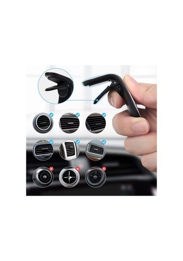 Wisdomselect Betty Becky Araç Tutucu Hava Çıkışı Telefon Braketi Manyetik Telefon Destekçisi Siyah Havalandırma Evet Yok Xwdzfm