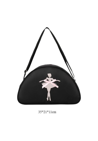 Suntek Bale Dans Çantası Spor Latin Jimnastiği Için Siyah