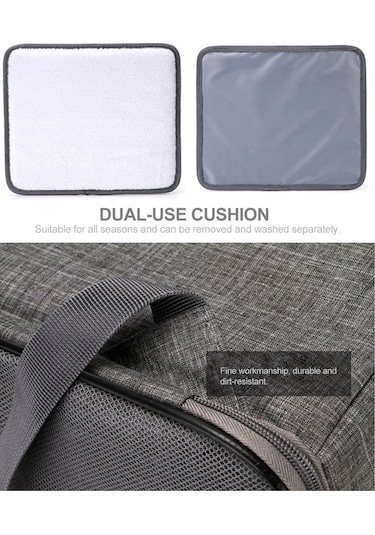 Fosenze Taşınabilir Evcil Hayvan Çantası - Yan Cepli, Havalandırmalı, Kedi Ve Küçük Köpekler İçin Çok Renkli