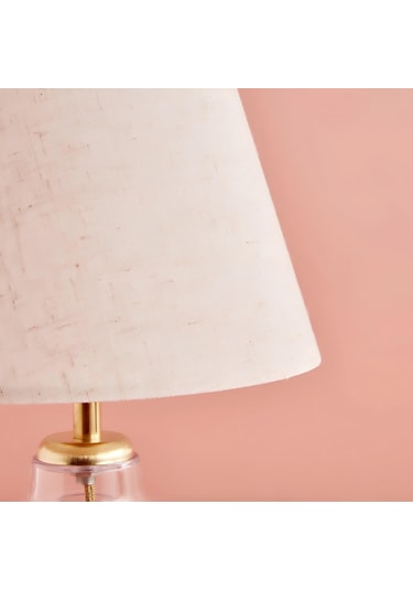 Homing Noi Şeffaf Kristal Abajur Ayd-3429 Keten