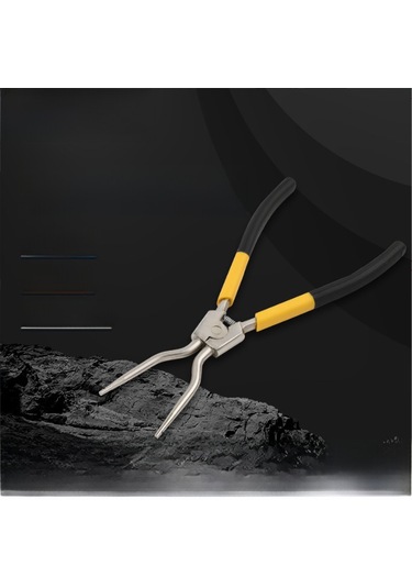 Hangfox 11 İnç Kırmızı Saplı Çelik Tırnak Açıcı - Samsung Lg Çamaşır Makinesi Tamiri İçin Düz Ve Eğik Uçlu Ahşapçı Aleti