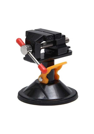 Tongxida Alüminyum Mini Sırtlı Sıkıcı, 360 Döner Baş, 12-55mm, Siyah, Ev/tamir Çalışmaları