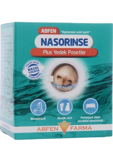 Abfen Nasorinse Plus Yetişkin Yedek Poşetler 50 Adet