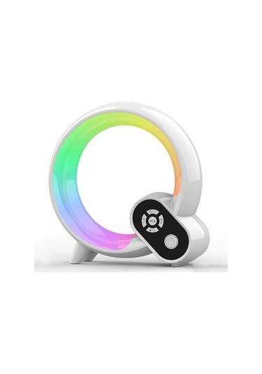 Metabagua Ortam Işığı, 14 Çeşit Işık Efekti, 15 Beyaz Gürültü Işığı, Usb Yatak Başucu Hediye Gece Uykusu W8mmzt Beyaz