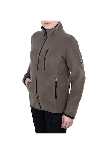 Ghassy Co.Kadın Polar Tam Fermuarlı Sweatshirt 9 Renk