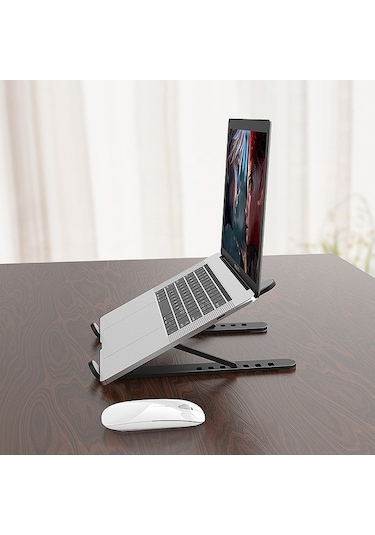 Novahub 6 Kademe Ayarlanabilir Taşınabilir Dizüstü Standı - 11-17 İnç Laptop Ve Tablet İçin Soğutmalı