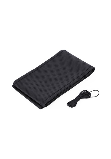 Çarşıhan Deri Direksiyon Kılıfı Kokusuz Dikmeli - Siyah