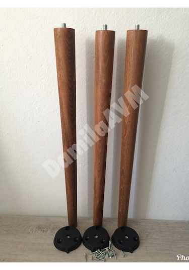 Ceviz 3.Lü Zigon Sehpa Ayak Ve Aparatı 40-45-50-55Cm