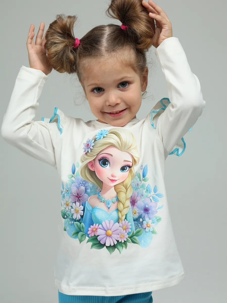 Z&s Kids Elsa Takımı Taytlar İçinde 37042009 Pembe