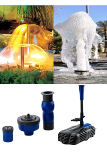 120w Süs Havuzu Fıskiye Pompası 4 Farklı Başlık İle Birlikte