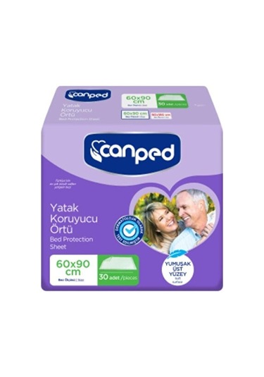 Canped Yatak Koruyucu Örtü (60x90 cm) 30 Adet