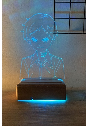 The Promised Neverland 22194 Norman 16 Renk Gece Lambası Çok Renkli