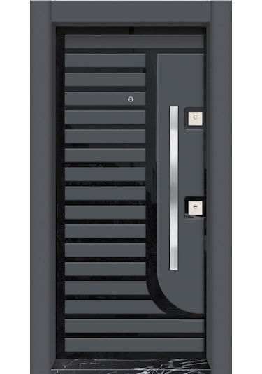 MONO ÇELİK KAPI  MN-1009 ANTRASİT SOL Çelik Kapı