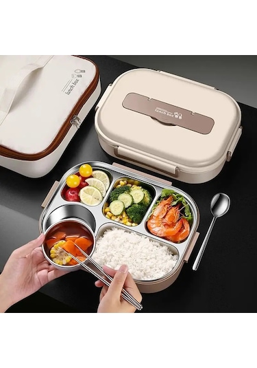 Öğrenci Taşınabilir Yalıtımlı Yemek Kutusu 2000ml B MAvi