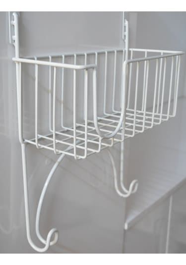 Kapı Arkası Ütü Ve Ütü Masası Askısı Ütü Düzenleyici Raf - Beyaz