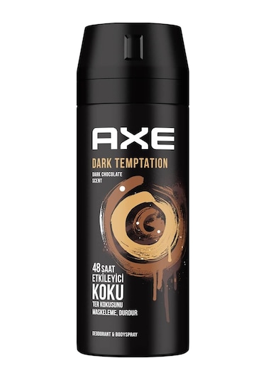 Axe Dark Temptation Dark Chocolate Scent Erkek Sprey Deodorant 150 ML