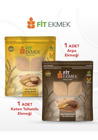 Fit Arpa Lavaş Ekmeği 300gr Ve Keten Tohumlu Lavaş Ekmeği 300gr
