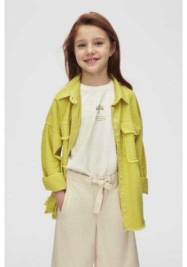 Nk Kids Sandshell Kız Çocuk Gömlek 38321n Açık Yeşil