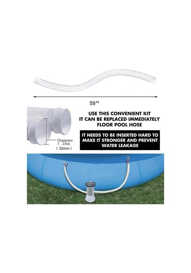 Adet Yer Üstü Havuzlar İçin Havuz Hortumları, 607, 637 Model Pompalara Uygun
