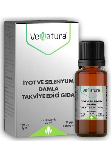 Venatura İyot + Selenyum Damla 30 ML