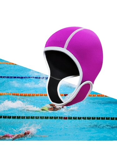 Suntek Scuba Diving Hood 2mm Neopren Dalış Wetsuit Kırmızı Kırmızı