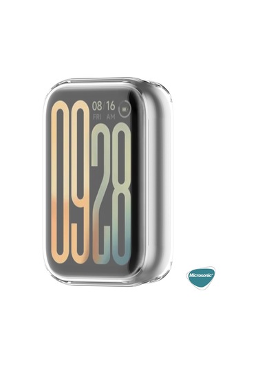 Microsonic Xiaomi Smart Band 8 Pro Kılıf 360 Full Round Soft Silicone