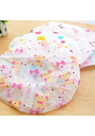 Teltree Sevimli Kore Duş Bone - Su Geçirmez, Kalın, Rahat Saç Koruma Şapkası 27cm Diğer