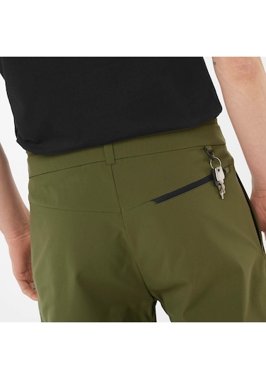 Salomon Outerpath Utılıty Erkek Outdoor Şortu Grape Leaf Lc2212800 Yeşil
