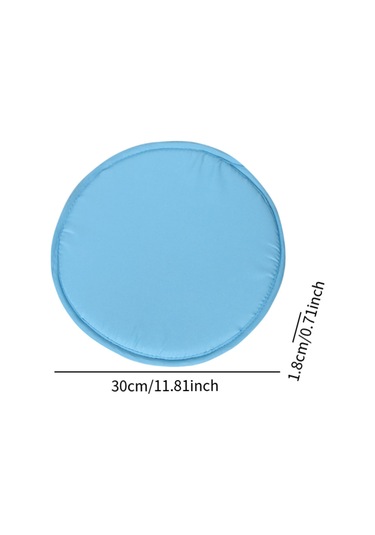 Suntek Yuvarlak Sandalye Koltuk Yastık Mutfak Zemin Açık-mavi Açık Mavi