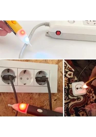 Temassız Işıklı Voltaj Test Cihazı