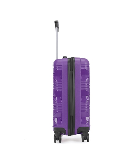 Wexta Wx-pp14 Sarmal Mor Kabin Boy Polipropılen Valiz Mor