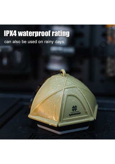 Shinetrip Açık Taşınabilir Kamp Işık Usb Şarj Edilebilir Kompakt Yeşil