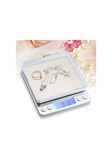 Yüksek Kalite Dijital Mutfak Ölçeği Mini Cep Paslanmaz Çelik Hassas Takı Elektronik Denge Ağırlığı Altın Gram Doğruluk 500g / 0.01g Altın