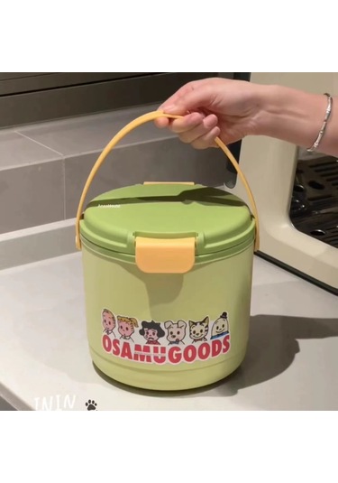 Jian Fan Basın Buz Yalıtım Kovasıtaşın Buz Yalıtım Kovası-yeşil Yeşil