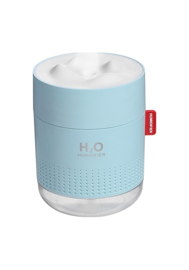 500ml Usb Masaüstü Nemlendirici: Sürekli/aralıklı Sprey, Otomatik Kapanma, 36db Sessiz, Gece Lambı, 30-40m² Mavi