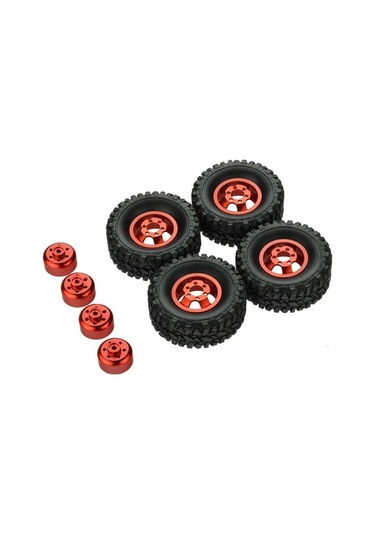 Didadodo Wpl C14/c24/b Serisi İçin 4x4 Metal Jantlı Rc Lastik Seti - 66mm Çap, 5mm Hex Kullanıcı Yorumlarına Dayalı