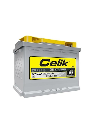 Çelik Akü 12 Volt 60 Amper (Çelik Akü)