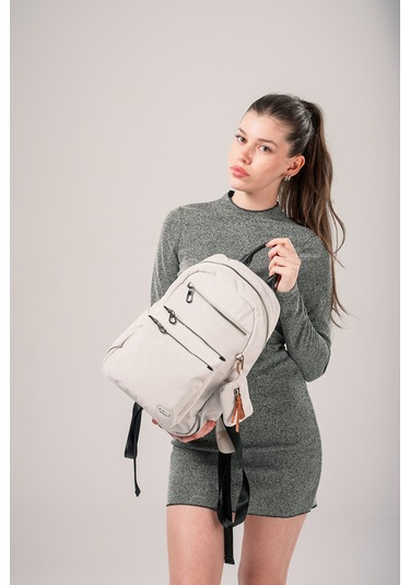 Ççs Kadın Sırt Çantası Ccs17751 Beyaz Beyaz