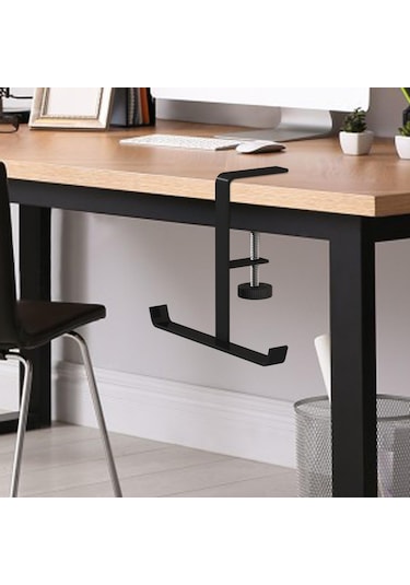 Suntek Masa Çanta Askısı Masa Masası Kanca Masa Askısı Sayaç Masaüstü Ofis Siyah Çok Renkli