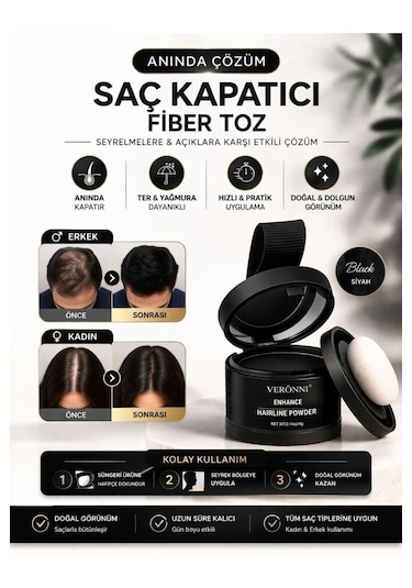 lue Skin Care Saç Dolgunlaştırıcı Siyah