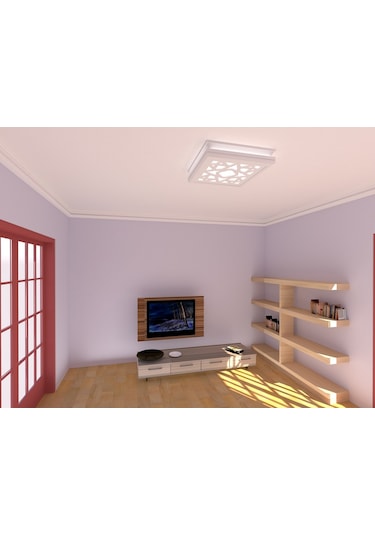 Motifpiyer Led Uyumlu Tavan Gobek 60X60X13 Cm