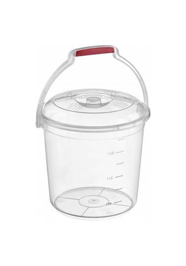 Plastik Şeffaf Temizlik Kovası 7 Litre