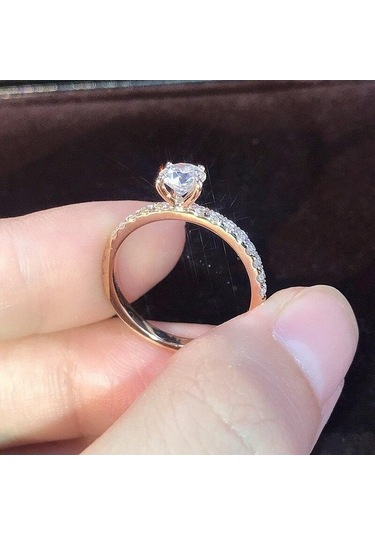 Dancemonkey Zirkon Yüzükler Trendy Tasarım Takı Pençeleri Moda Kristal Kadınlar Kadın Kadın Için Hediye Gümüş Düğün Alyans Aksesuarları 6 Bx Gümüş