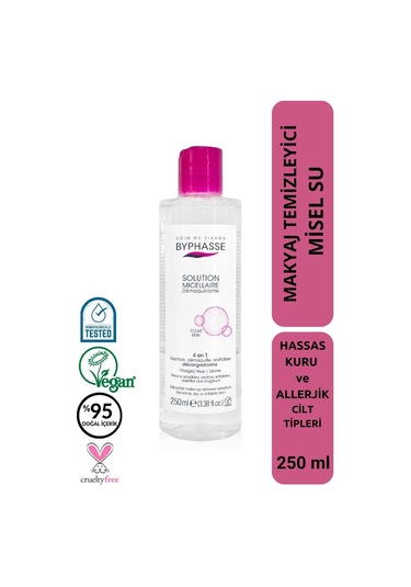 Byphasse Micellar Yüz Ve Makyaj Temizleyici Misel 250 ML