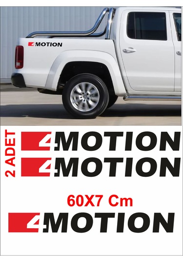 Volkswagen 4 Motion Sticker 2 Adet 00600 60x7 Cm